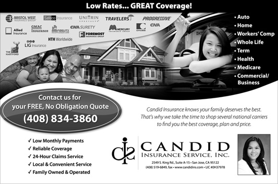 Candid Insurance Advertisement