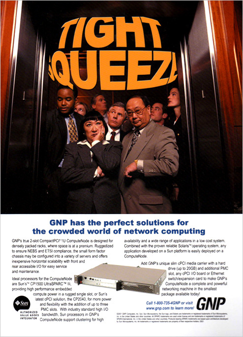 GNP Tight Squeeze Ad