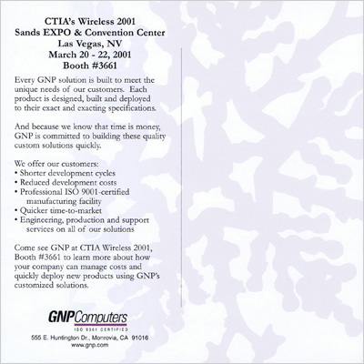 GNP Snowflake Mailer
