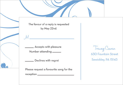 Tracey & David Wedding RSVP