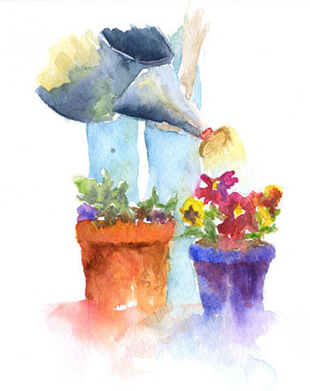 Watering Plants