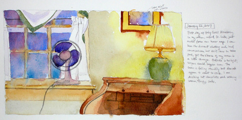 Holy Cross Monastery St. Luke Bedroom